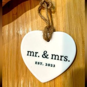 Mr & Mrs Tree Ornament
